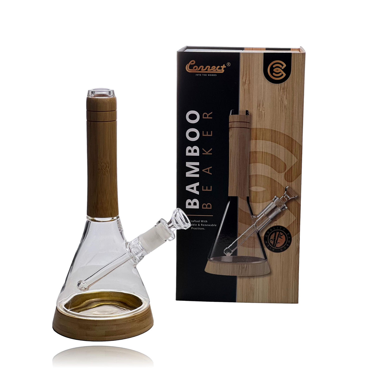 Connect Natural Bamboo Beaker The Connect Brand